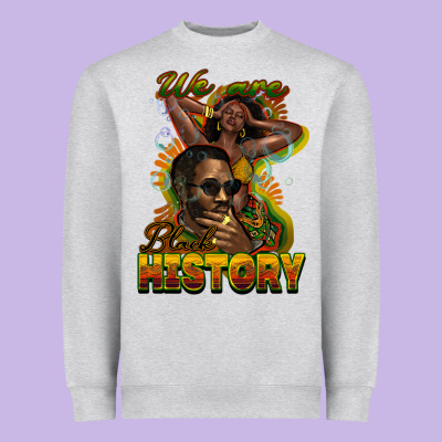 We Are Black History Heavyweight Sweatshirt Designed By Howdyjamesfarm