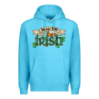 Ocean Blue wee bit irish st patricks day Premium Hoodie - FaDigitalArtStudio