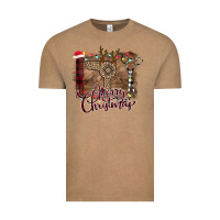 Vintage Coffee Merry Christmas Hairdresser Vintage Tee - Bettercallsaul