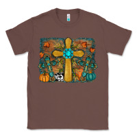 Chestnut Fall Gemstone Cross Classic Tee - RanaPortraitStore