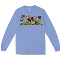 Colony Blue western boxer dogs Long Sleeve Tee - Jasminsmagicworld