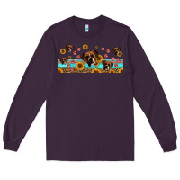 Plum western boxer dogs Long Sleeve Tee - Jasminsmagicworld