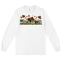 White western boxer dogs Long Sleeve Tee - Jasminsmagicworld