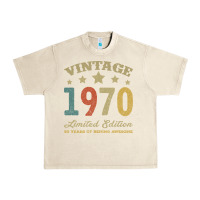 Sandshell Vintage 1970 Limited Edition 50 Years Of Being Awesome Urban Heavy Tee - Bettercallsaul