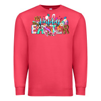 Cardinal Happy Easter Bunny Premium Sweatshirt - CowhideDigitalArt