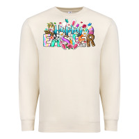 Sandshell Happy Easter Bunny Premium Sweatshirt - CowhideDigitalArt