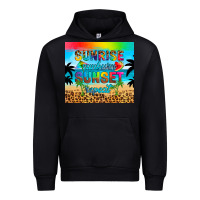 Black sunrise sunburn sunset repeat Urban Hoodie - Artiststas