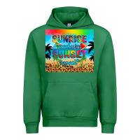 Emerald sunrise sunburn sunset repeat Urban Hoodie - Artiststas