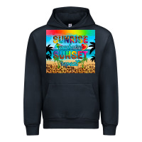 Navy sunrise sunburn sunset repeat Urban Hoodie - Artiststas