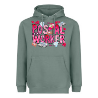 Sage Postal Worker Heavyweight Hoodie - CowhideDigitalArt