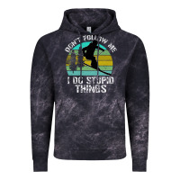 Cloud Black Don t Follow Me I Do Stupid Things Vintage Hoodie - Bettercallsaul