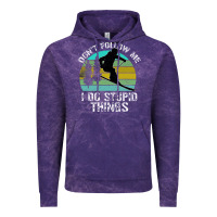 Cloud Purple Don t Follow Me I Do Stupid Things Vintage Hoodie - Bettercallsaul