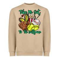Mushroom Take me out to the ballgame Heavyweight Sweatshirt - HowdyJamesFarm