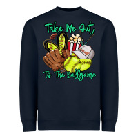 Navy Take me out to the ballgame Heavyweight Sweatshirt - HowdyJamesFarm