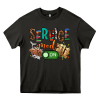 Asphalt service mode on woman version Heavy Core Tee - NancyCooperArtShop