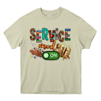 Mossy service mode on woman version Heavy Core Tee - NancyCooperArtShop