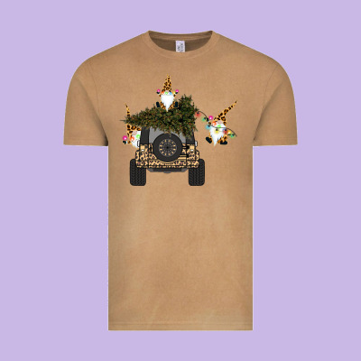 Gnomes Truck Car  Christmas Vintage Tee Designed By Bettercallsaul