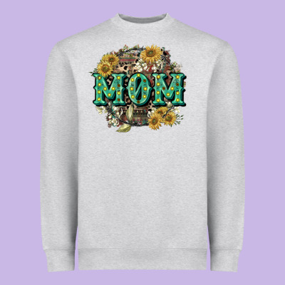 Aztec Mom Mother's Day Heavyweight Sweatshirt Designed By Cowgirlartshop