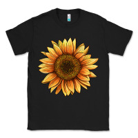Black sunflower Classic Tee - BarkalooDesign