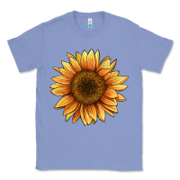 Colony Blue sunflower Classic Tee - BarkalooDesign