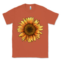 Copper sunflower Classic Tee - BarkalooDesign