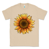 Mushroom sunflower Classic Tee - BarkalooDesign