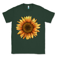 Sports Green sunflower Classic Tee - BarkalooDesign