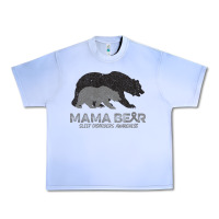 Grape Ice Mama Bear Sleep Disorders Awareness Urban Heavy Tee - Bettercallsaul