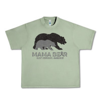 Oil Green Mama Bear Sleep Disorders Awareness Urban Heavy Tee - Bettercallsaul