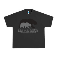 Pigment Black Mama Bear Sleep Disorders Awareness Urban Heavy Tee - Bettercallsaul