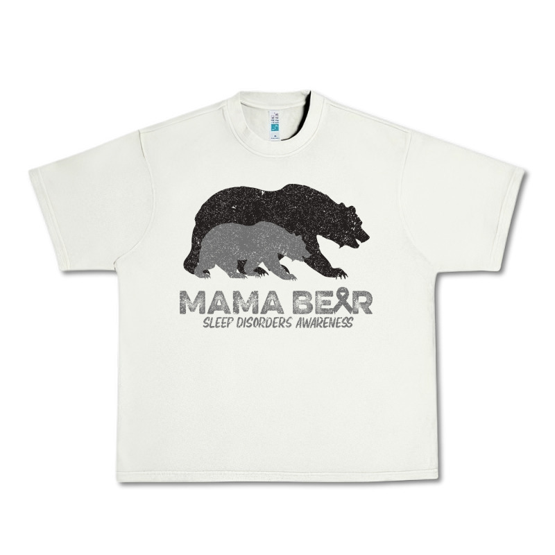 Mama Bear Sleep Disorders Awareness Urban Heavy Tee by Bettercallsaul | Teevron