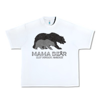 White Mama Bear Sleep Disorders Awareness Urban Heavy Tee - Bettercallsaul