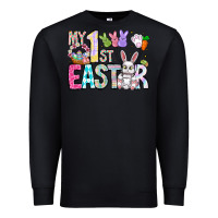 Black My 1st Easter Premium Sweatshirt - CowhideDigitalArt