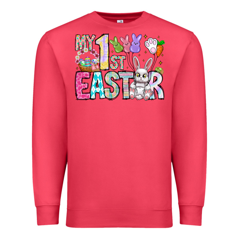 My 1st Easter Premium Sweatshirt by CowhideDigitalArt | Teevron