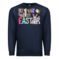 Navy My 1st Easter Premium Sweatshirt - CowhideDigitalArt