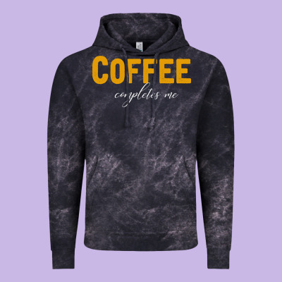 Coffee Completes Me Vintage Hoodie Designed By Bettercallsaul