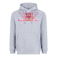 Heather Grey Mama is Valentine 16oz Heavyweight Hoodie - CowhideDigitalArt