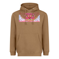 Toasted Coconut Mama is Valentine 16oz Heavyweight Hoodie - CowhideDigitalArt