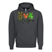 Smoke peace love shamrock Zipper Hoodie - FaDigitalArtStudio