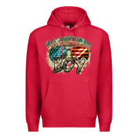 Cardinal All American boy 4th of july Premium Hoodie - FaDigitalArtStudio