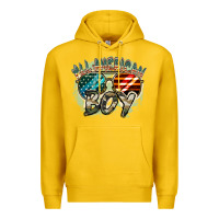 Lemon All American boy 4th of july Premium Hoodie - FaDigitalArtStudio
