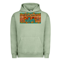 Pigment Oil Green desert vibes license plate Urban Hoodie - Artiststas