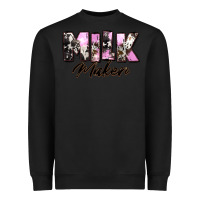 Black Milk Maker Mother's Day Heavyweight Sweatshirt - CowGirlArtShop
