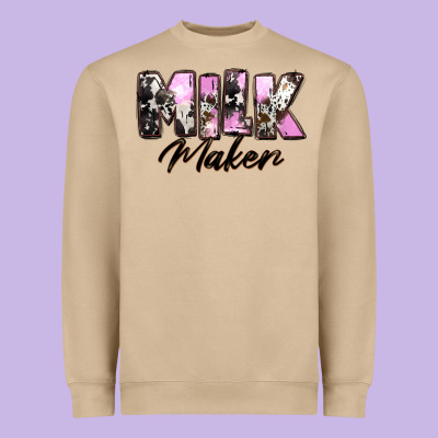Milk Maker Mother's Day Heavyweight Sweatshirt Designed By Cowgirlartshop