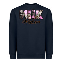 Navy Milk Maker Mother's Day Heavyweight Sweatshirt - CowGirlArtShop