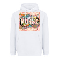 White Easter Nurse Heavyweight Hoodie - LillyAllenDesigns
