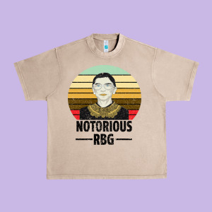 Notorious Rbg Urban Heavy Tee Designed By Bettercallsaul