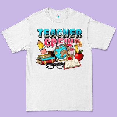 Teacher Crew Premium Tee Designed By Nancycooperartshop