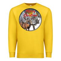 Lemon mule buck deer christmas Premium Sweatshirt - LillyAllenDesigns