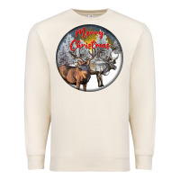 Sandshell mule buck deer christmas Premium Sweatshirt - LillyAllenDesigns